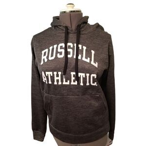 Russell athletic archie chest logo‎ Drawstring hoodie Men Size M Gray NWT